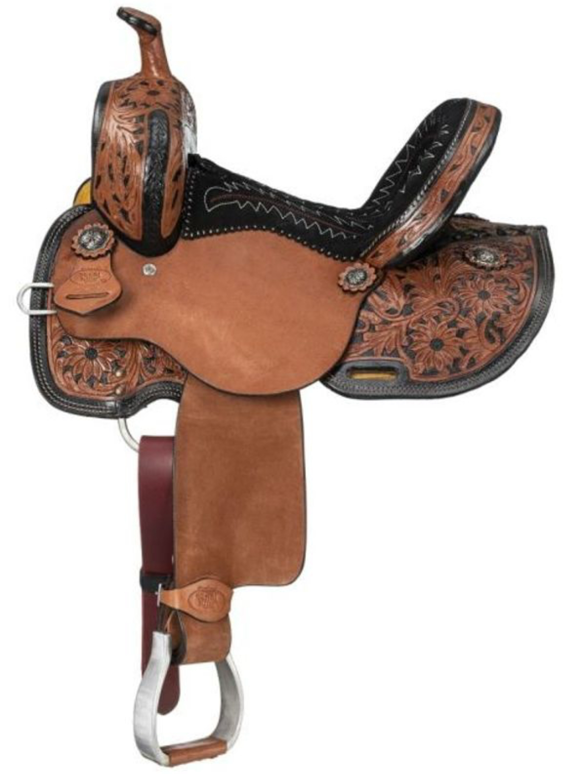 10_ 12_ Royal King Hawley Barrel Saddle for Kids rk240-242 - Image 2