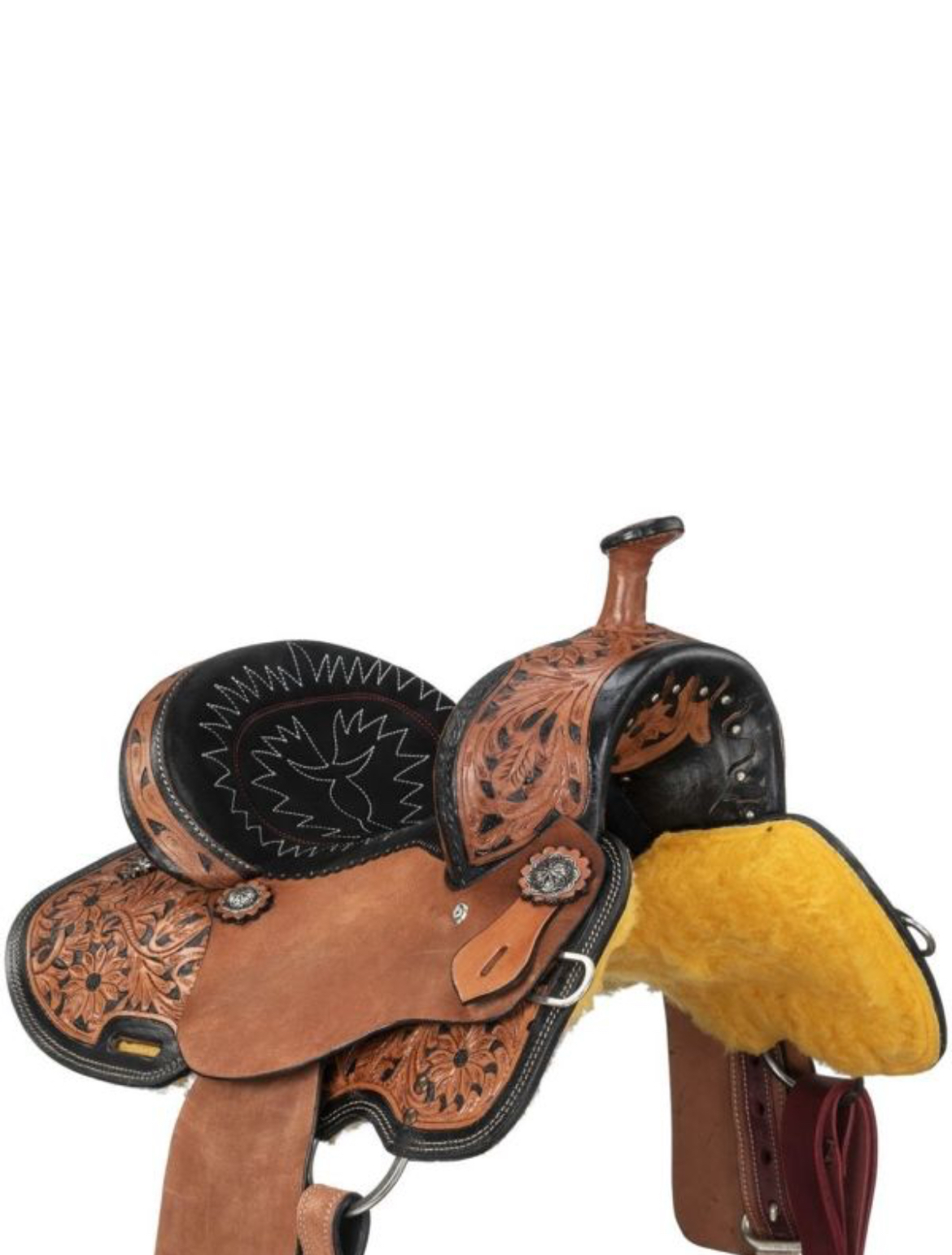 10_ 12_ Royal King Hawley Barrel Saddle for Kids rk240-242 - Image 4