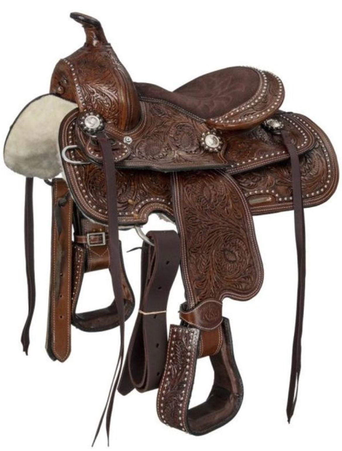 10"-13" King Series Youth Braden Trail Saddle ks2632 - Image 6