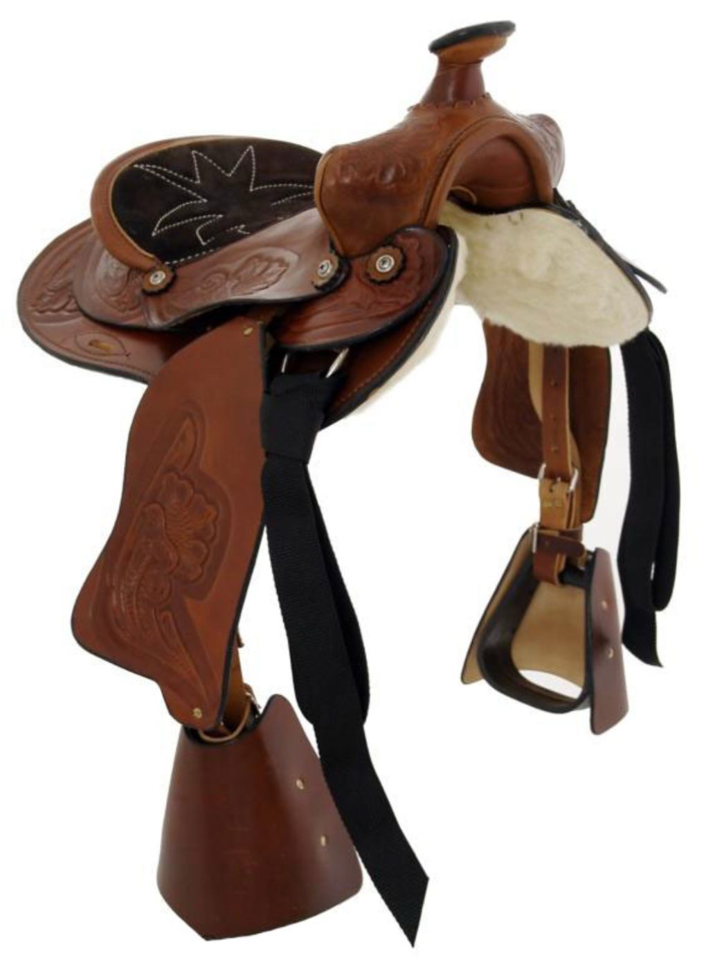 12_ Dakota Chocolate Pony Saddle 950sch - Image 2