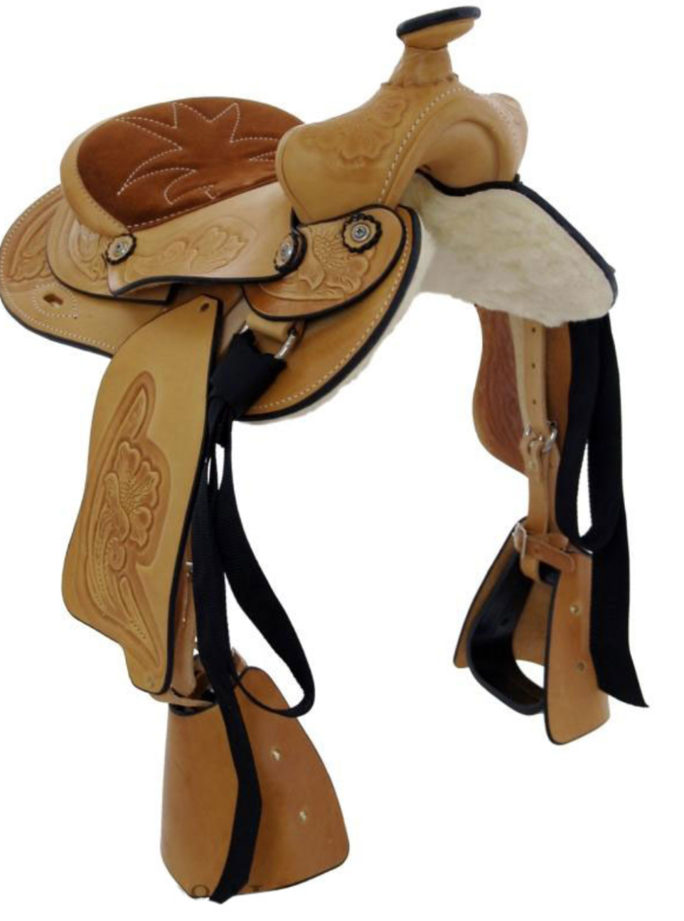 12_ Dakota Light Oil Pony Saddle 950slo - Image 3