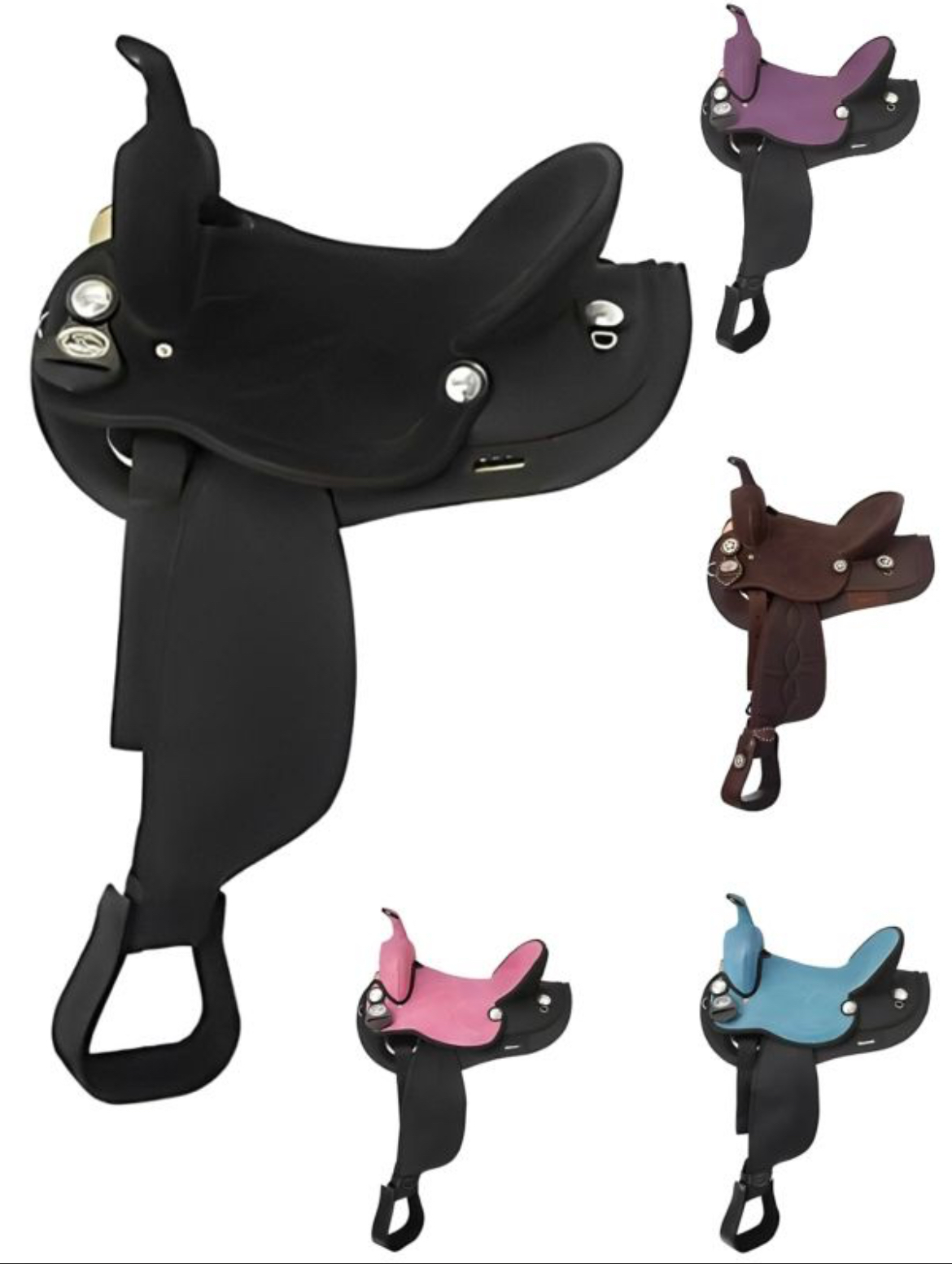 13_ - 16_ Eclipse By Tough1 Round Skirt Competition Saddle