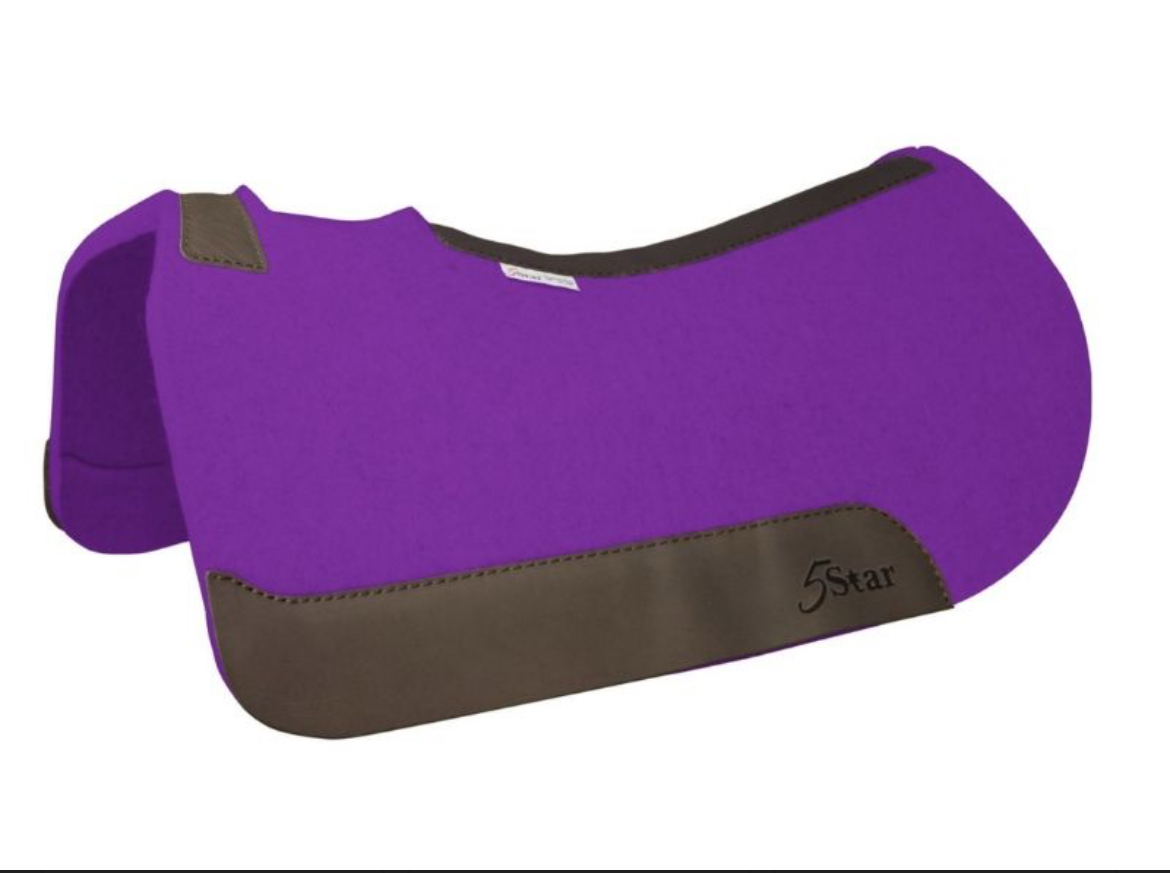 5 Star "The All-Around" Round Skirt Saddle Pad 30"L x 30"D - Image 5