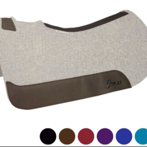 5 Star "The All-Around" Round Skirt Saddle Pad 30"L x 30"D