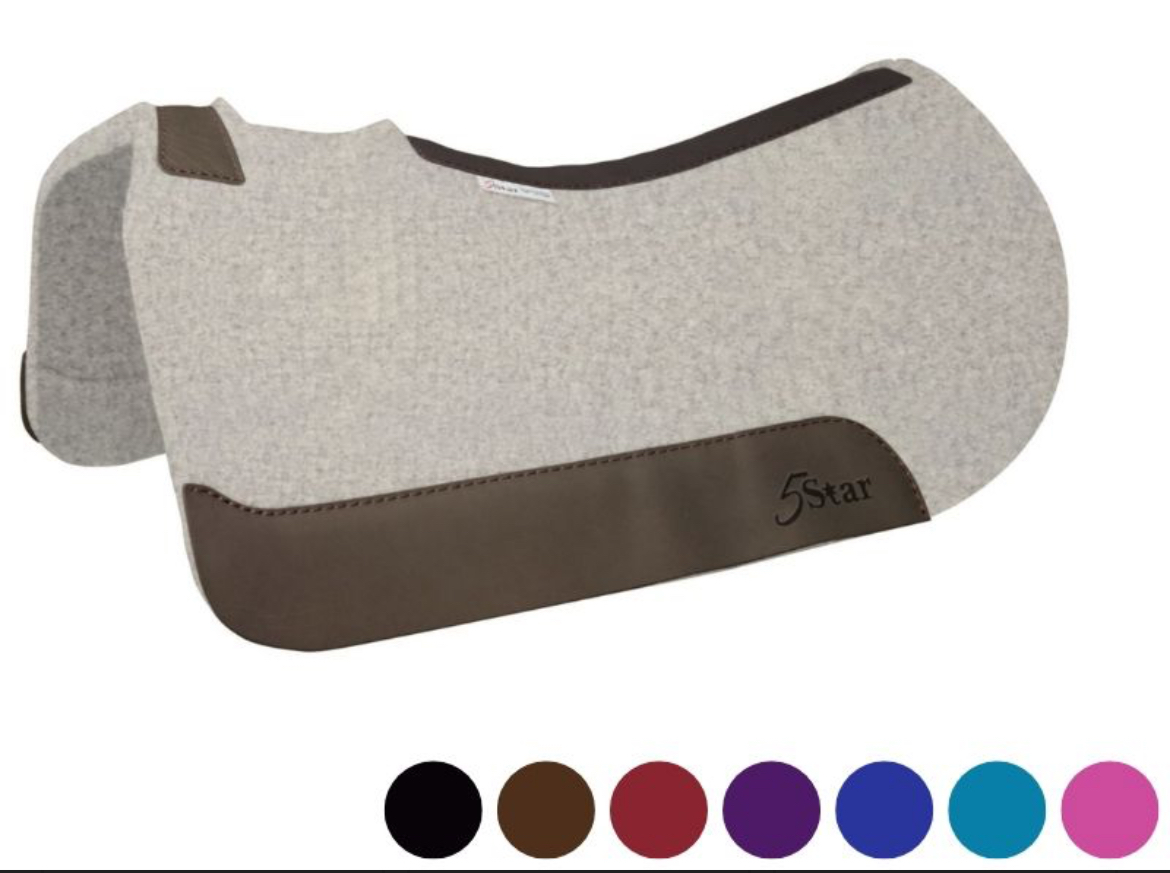 5 Star "The All-Around" Round Skirt Saddle Pad 30"L x 30"D