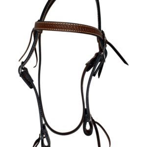 Circle Y 3/4" Border Tooled Browband Headstall 0100-43 ZDS