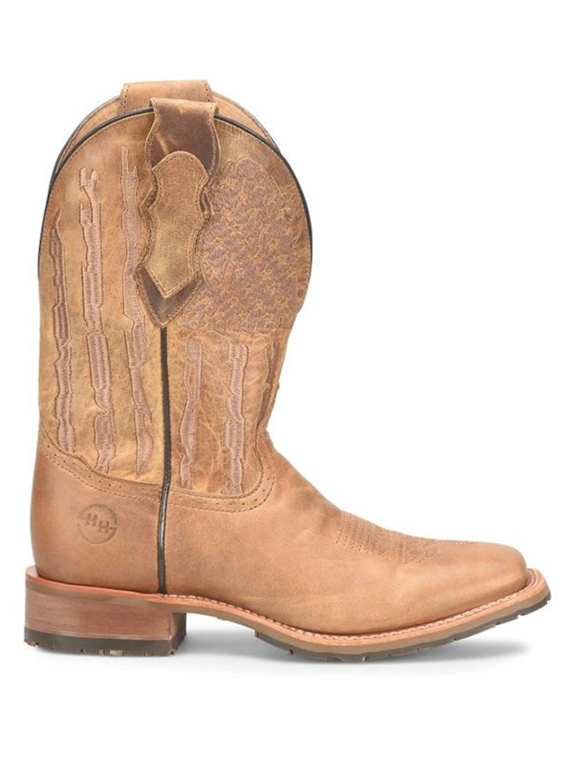 Double H Mens ICE ™ Wide Square Covada Stockman Boots DH7033 ZDS - Image 3