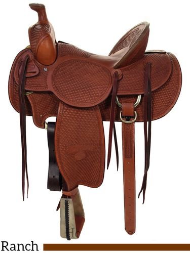 15.5" to 17" Billy Cook High Country Rancher Saddle 2175