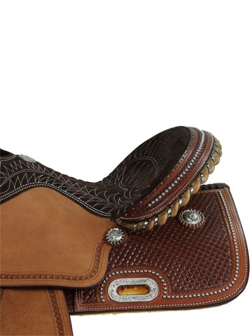 13.5_ to 16_ Billy Cook Barrel Racing Saddle 1530 - Image 5