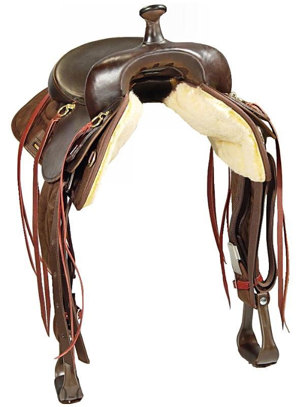 16" 17.5" Big Horn Draft Synthetic Saddle 296 14 - Image 4