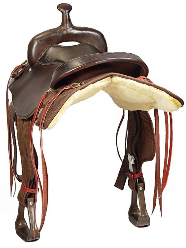 16" 17.5" Big Horn Draft Synthetic Saddle 296 14 - Image 5