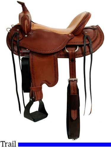 15" to 17" Dakota Draft Horse Trail Saddle 214