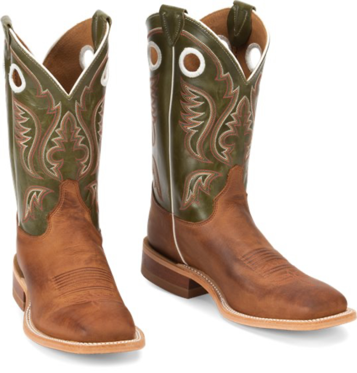 Men's Justin Cognac Ponteggio Bent Rail® Boots BR307 - Image 8