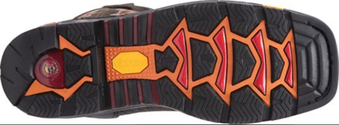 Men's Justin Commander-X5™ Driscoll Mahogany Vibram® Boots WK2110 ZDS - Image 3