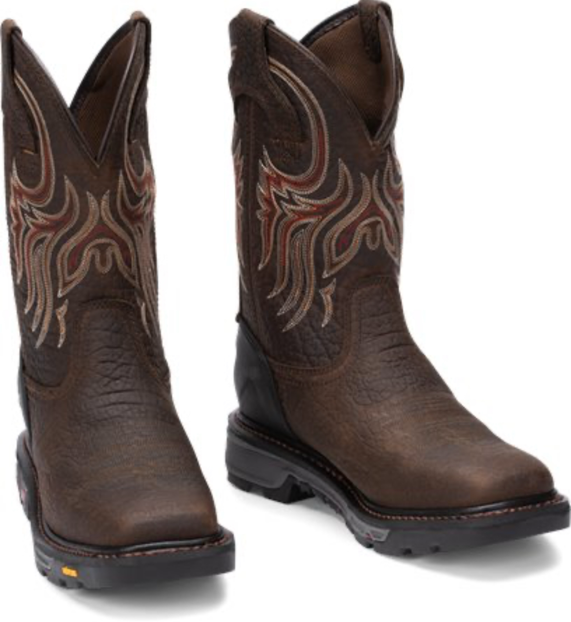 Men's Justin Commander-X5™ Driscoll Mahogany Vibram® Boots WK2110 ZDS - Image 7