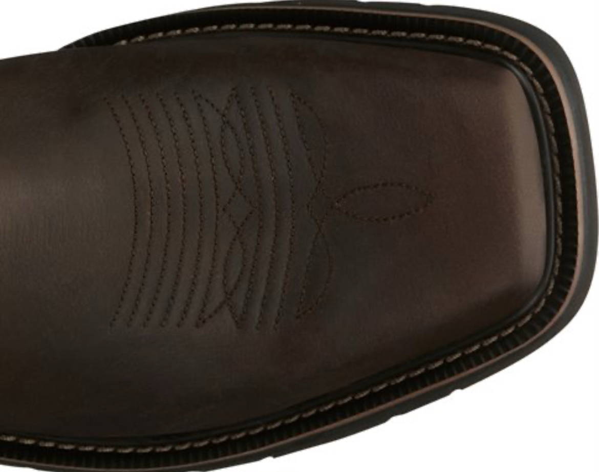 Men's Justin Driller Dark Brown Boots SE4681 - Image 3