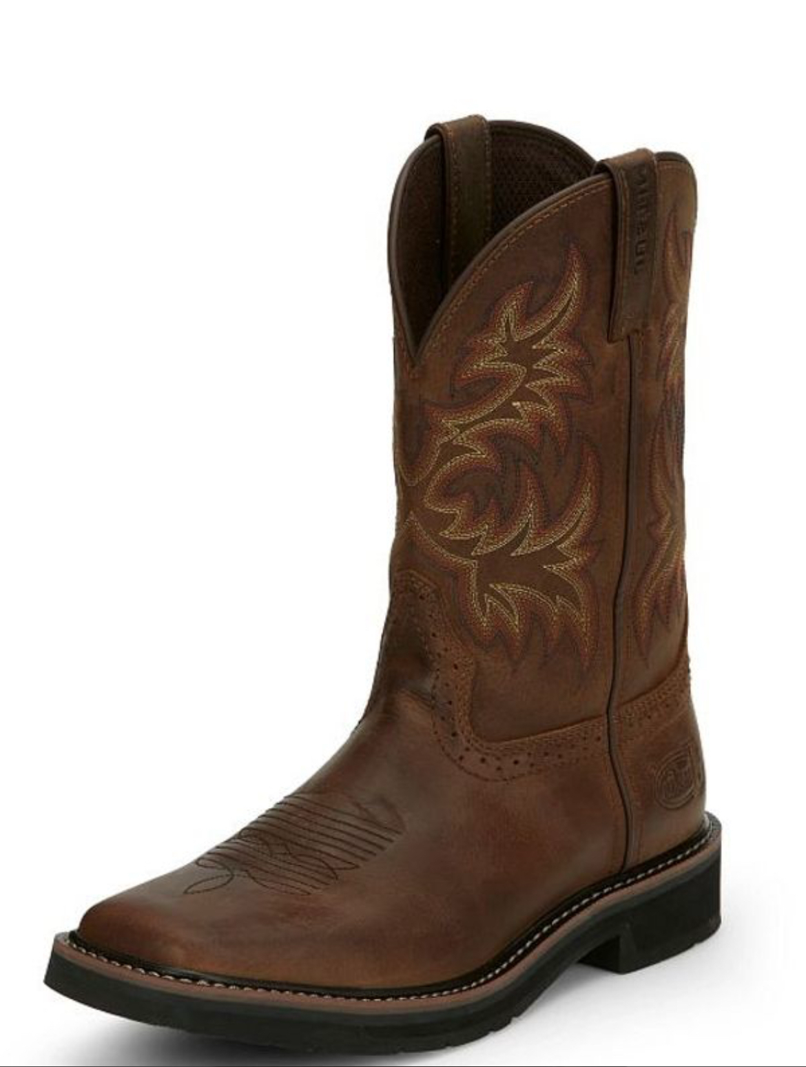 Men's Justin Driller Dark Brown Boots SE4681