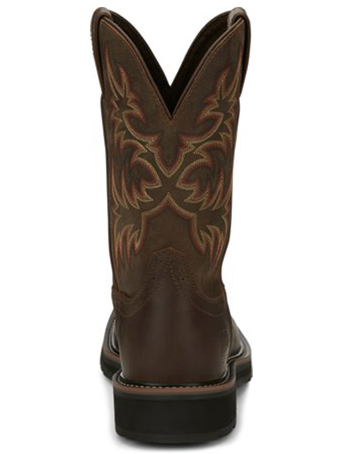 Men's Justin Driller Dark Brown Boots SE4681 - Image 7