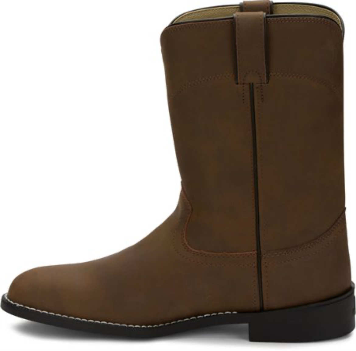 Mens Justin Temple Brown Farm & Ranch Boots JB3001 - Image 5