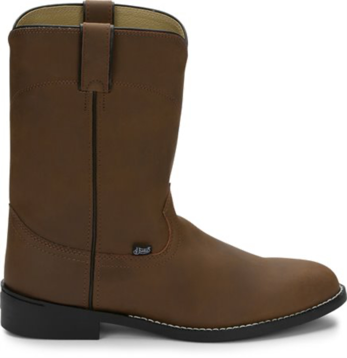 Mens Justin Temple Brown Farm & Ranch Boots JB3001 - Image 7