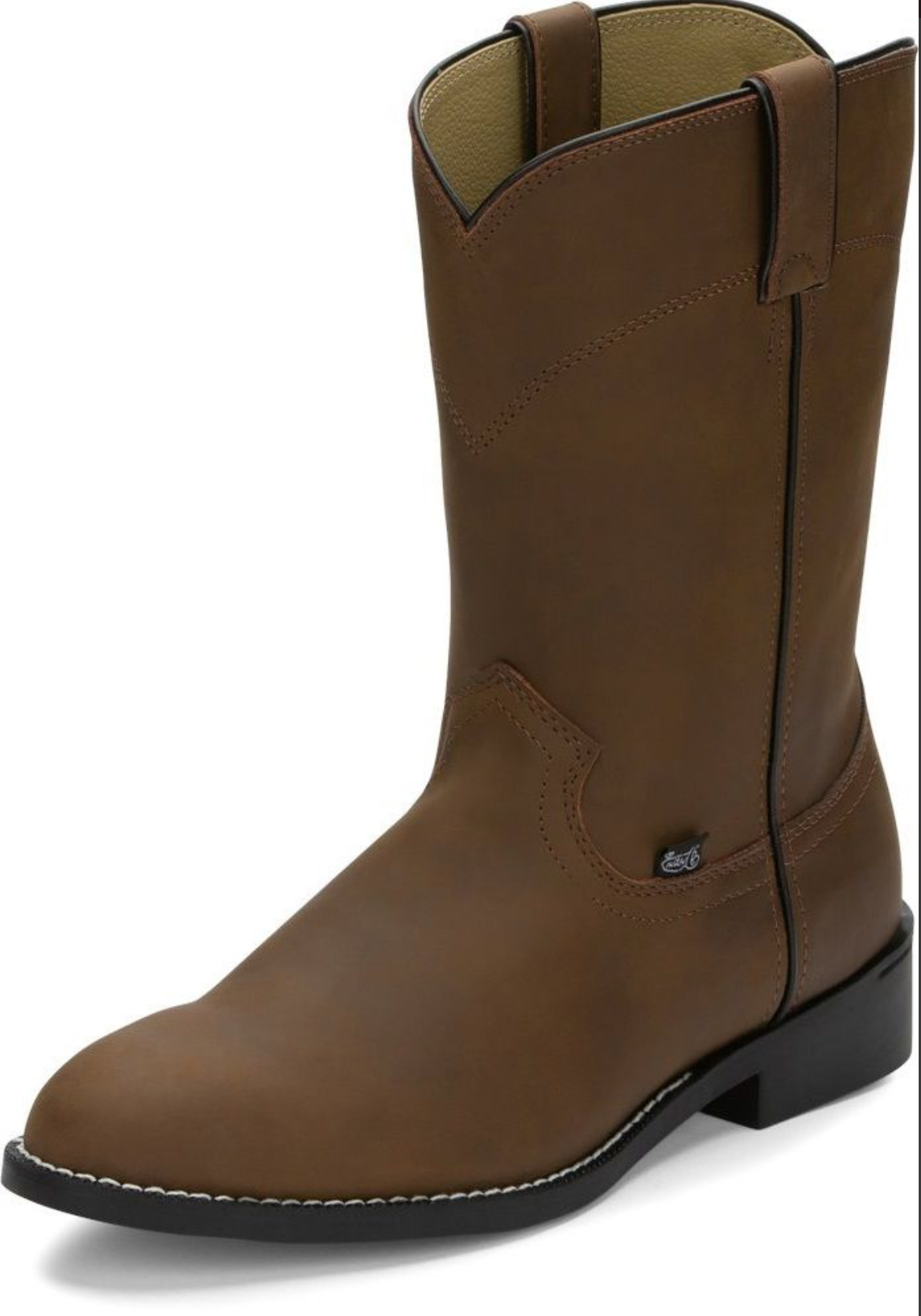 Mens Justin Temple Brown Farm & Ranch Boots JB3001