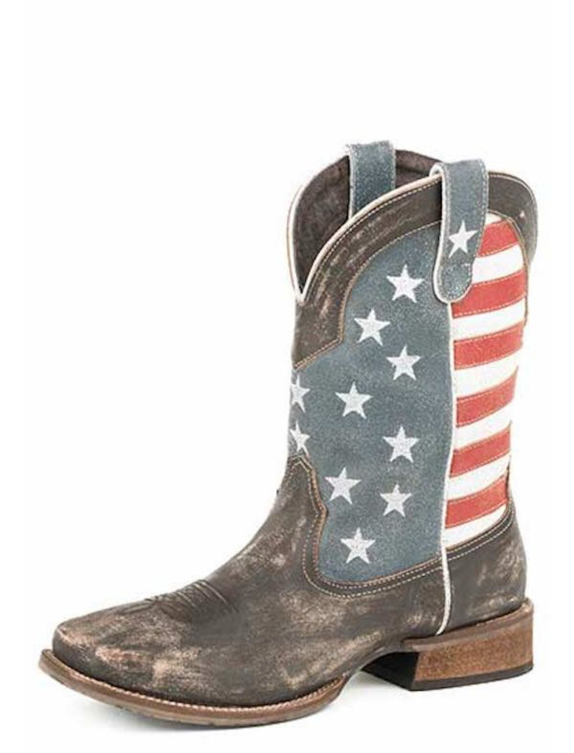 Men's Roper American Flag Western Boots 0903-2044