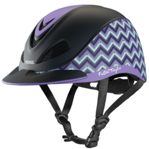 Troxel Fallon Taylor Lavender Chevron Performance Helmet 04-406
