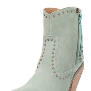 Womens Dingo Classy N Sassy Mint Suede Leather Bootie 952 ZDS