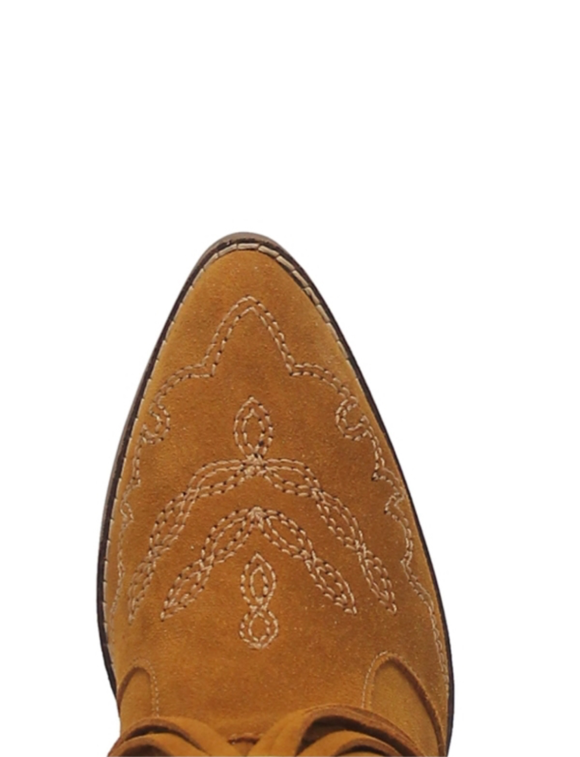 Womens Dingo Tangles Leather Bootie 908 Mustard ZDS - Image 5
