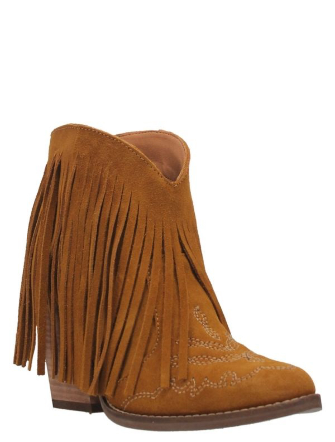Womens Dingo Tangles Leather Bootie 908 Mustard ZDS