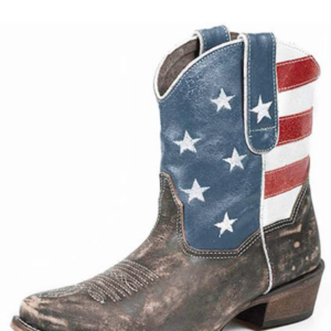 Women's Roper American Flag Ankle Boots 0977-0102
