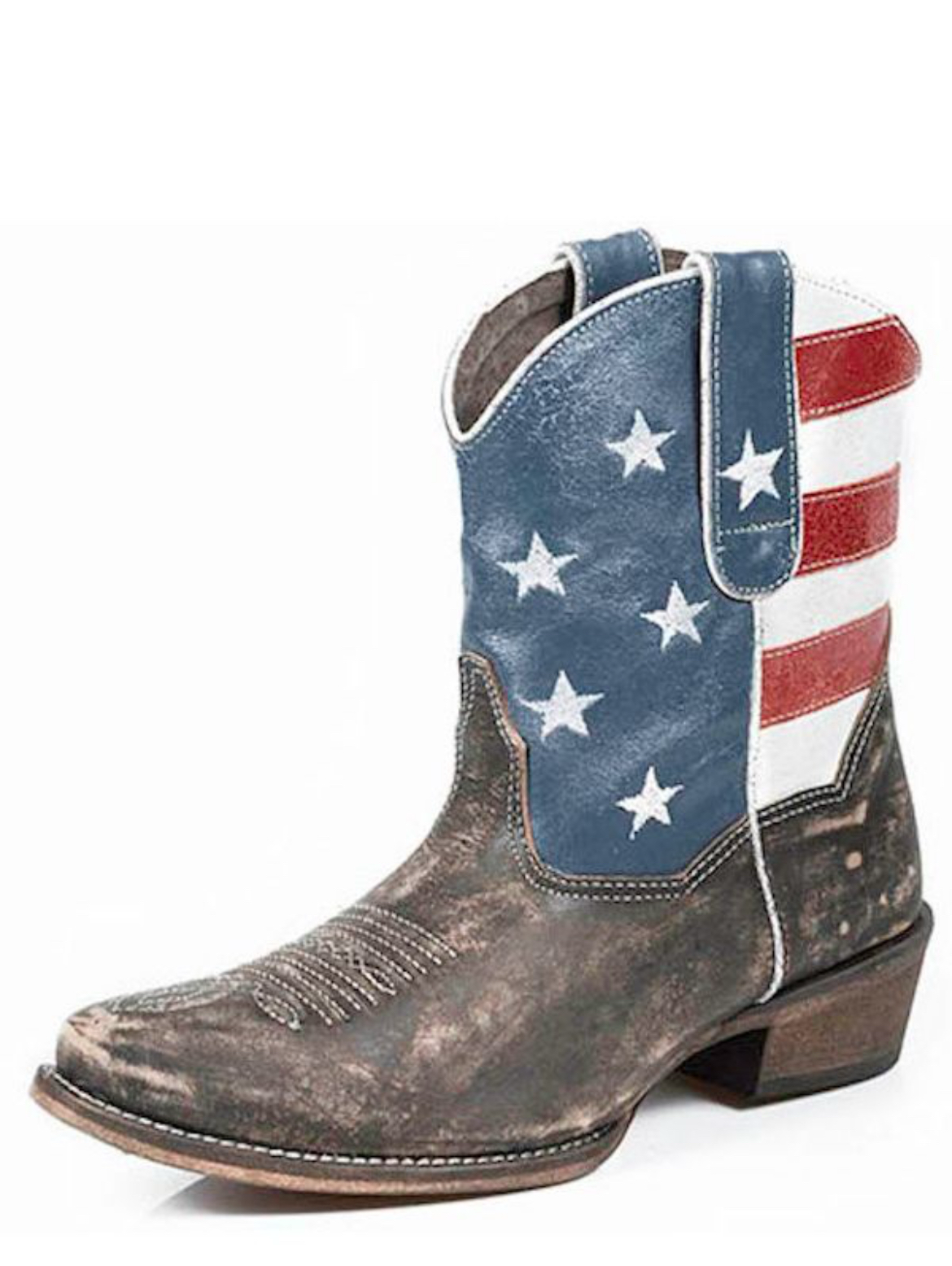 Women's Roper American Flag Ankle Boots 0977-0102