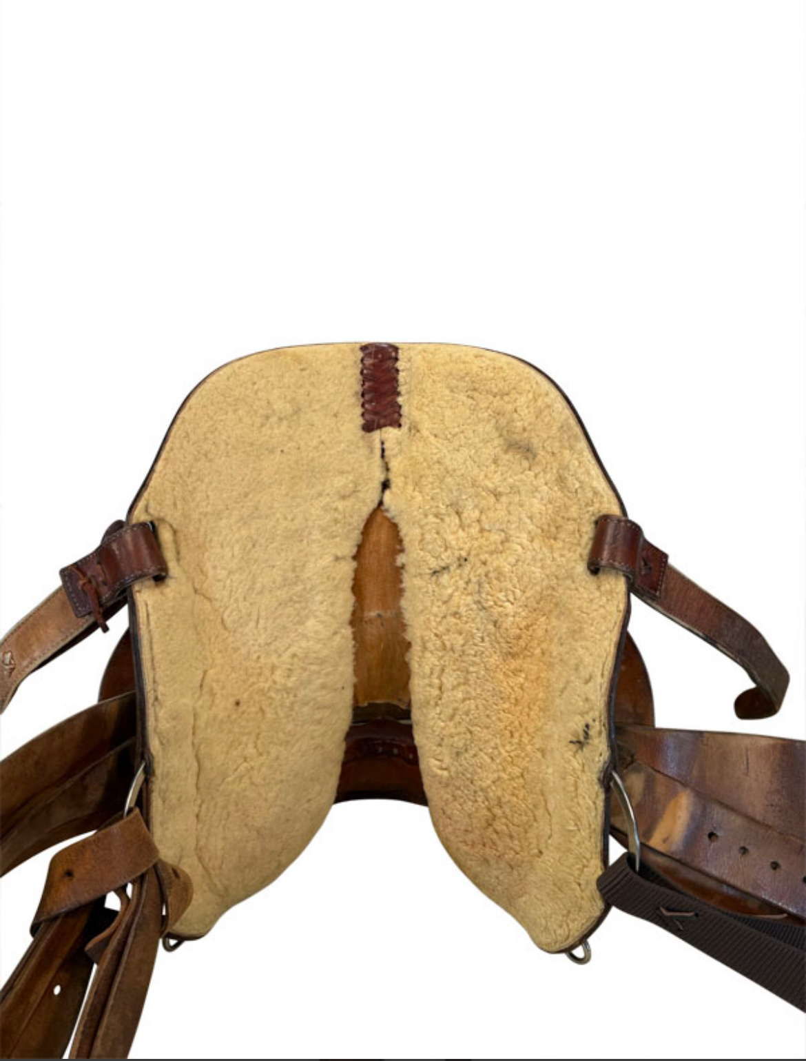 13.5Inch Used Billy Cook Greenville Barrel Saddle Medium Tree 2062 - Image 3