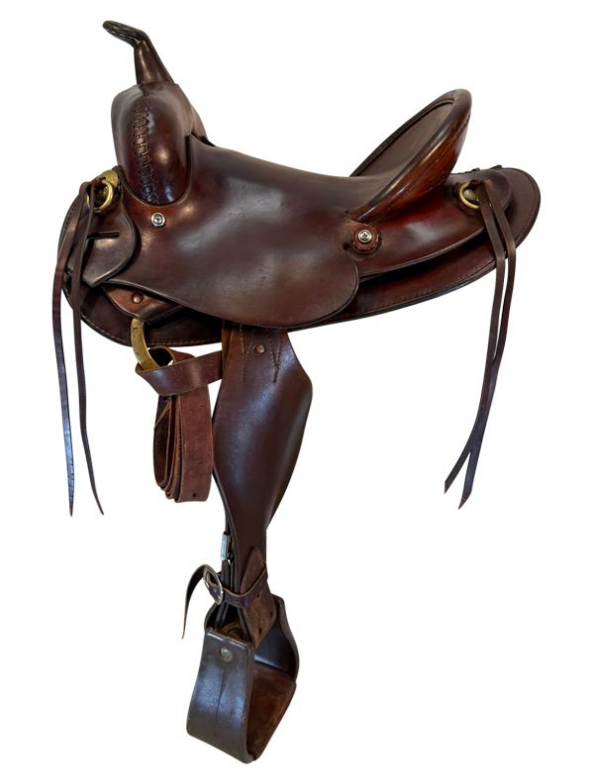 13.5Inch Used LP Streifel Trail Saddle Medium Tree