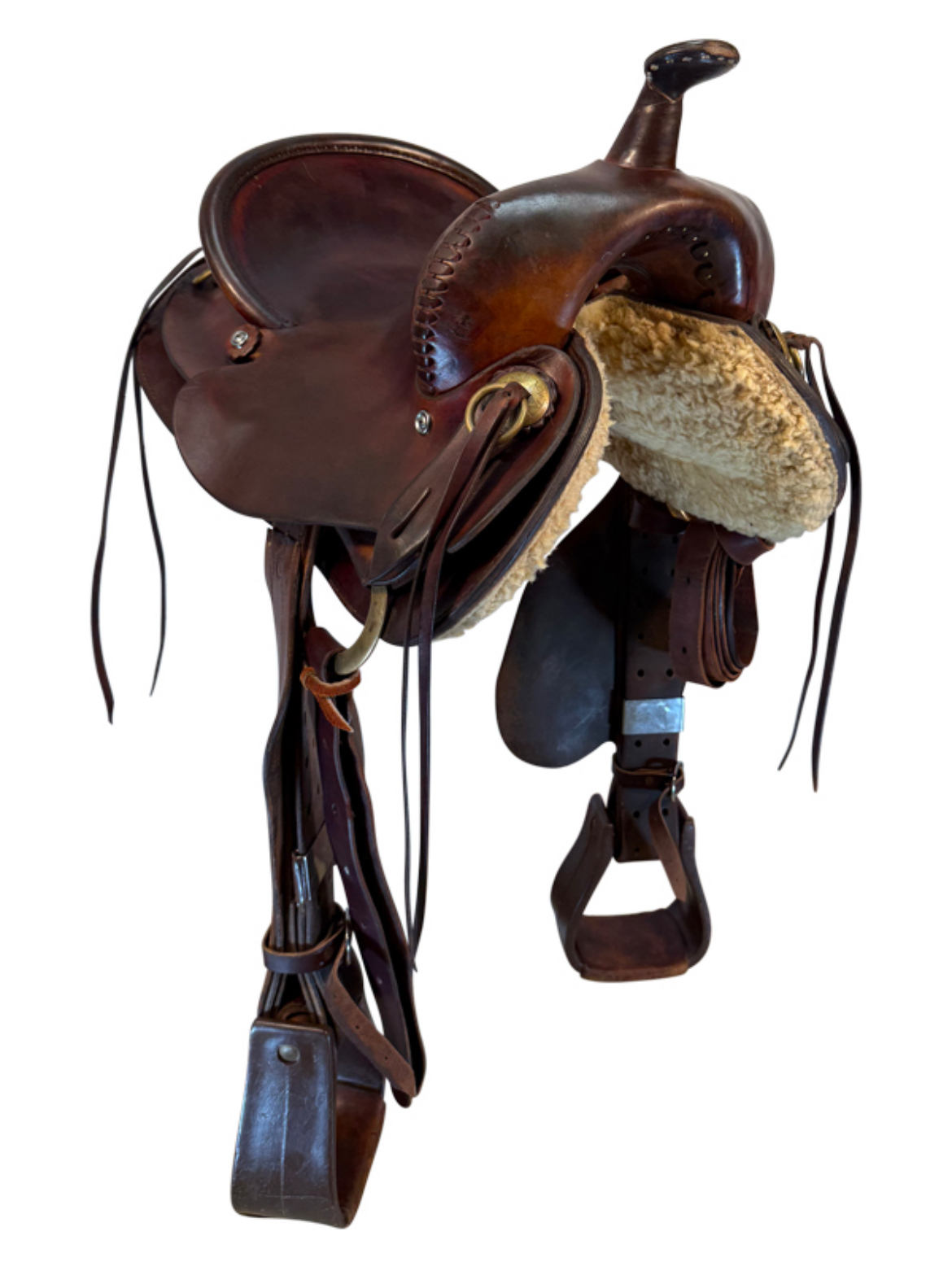 13.5Inch Used LP Streifel Trail Saddle Medium Tree - Image 3
