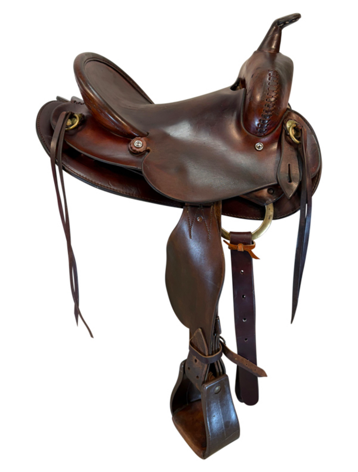 13.5Inch Used LP Streifel Trail Saddle Medium Tree - Image 5