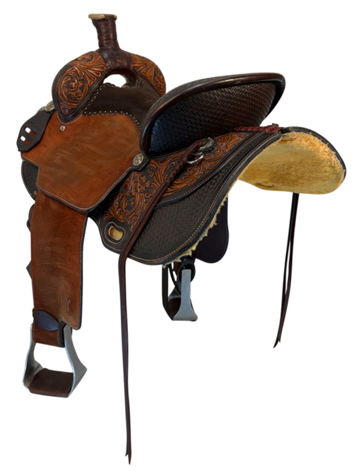 14.5Inch Used Circle Y Team Camarillo All Around Saddle Wide Tree 4724 - Image 4