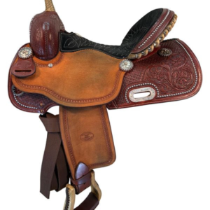 15 Inch Used Billy Cook BW Barrel Saddle 1930 Wide Tree