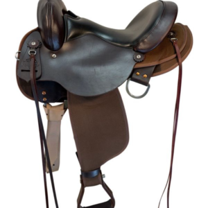 15 Inch Used Circle Y High Horse El Campo Cordura Trail Saddle Medium Tree 6970