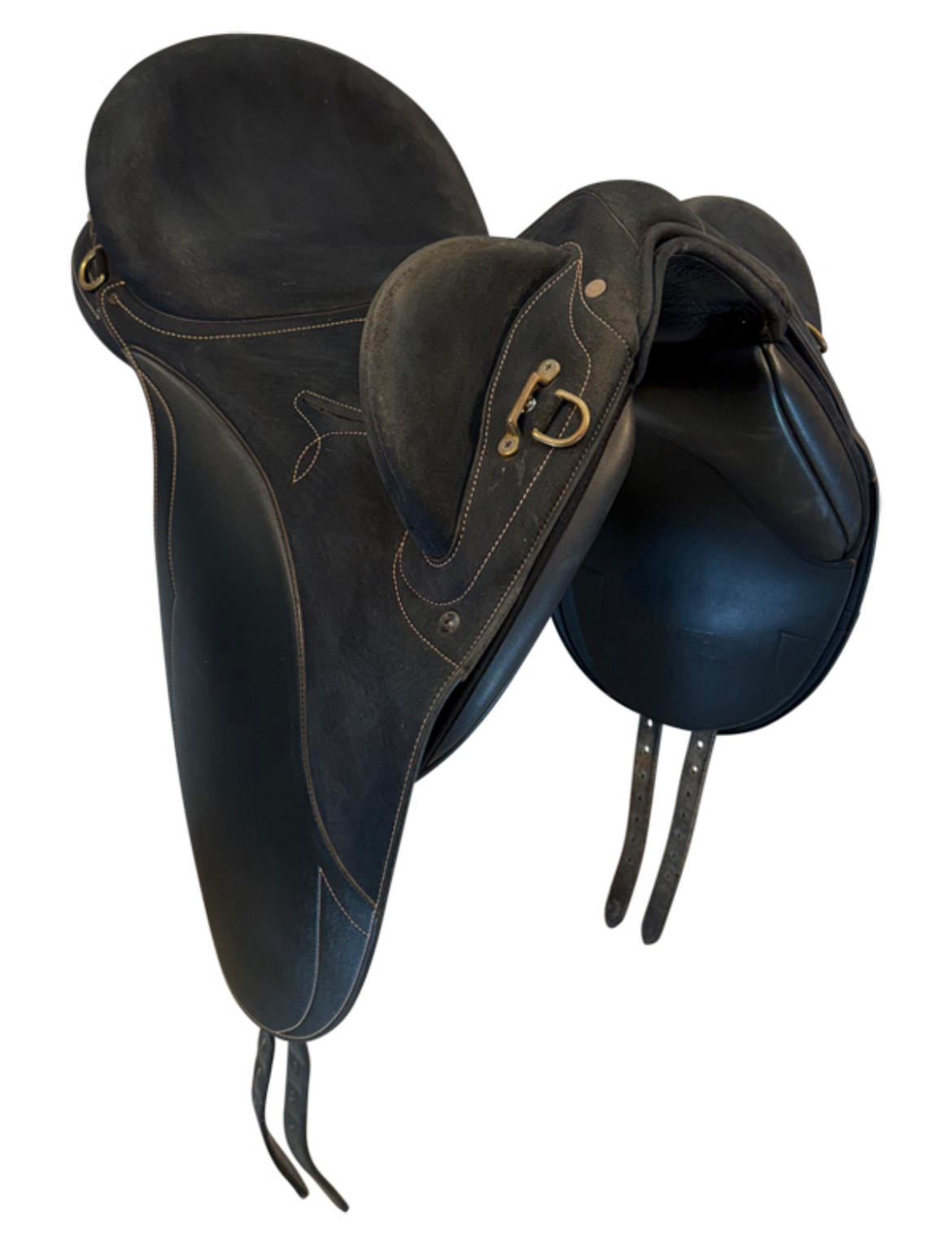15.5Inch Used Wintec Pro Stock English Saddle Wide Tree - Image 3