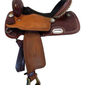 16 Inch Used Billy Cook Barrel Saddle Wide Tree 1530