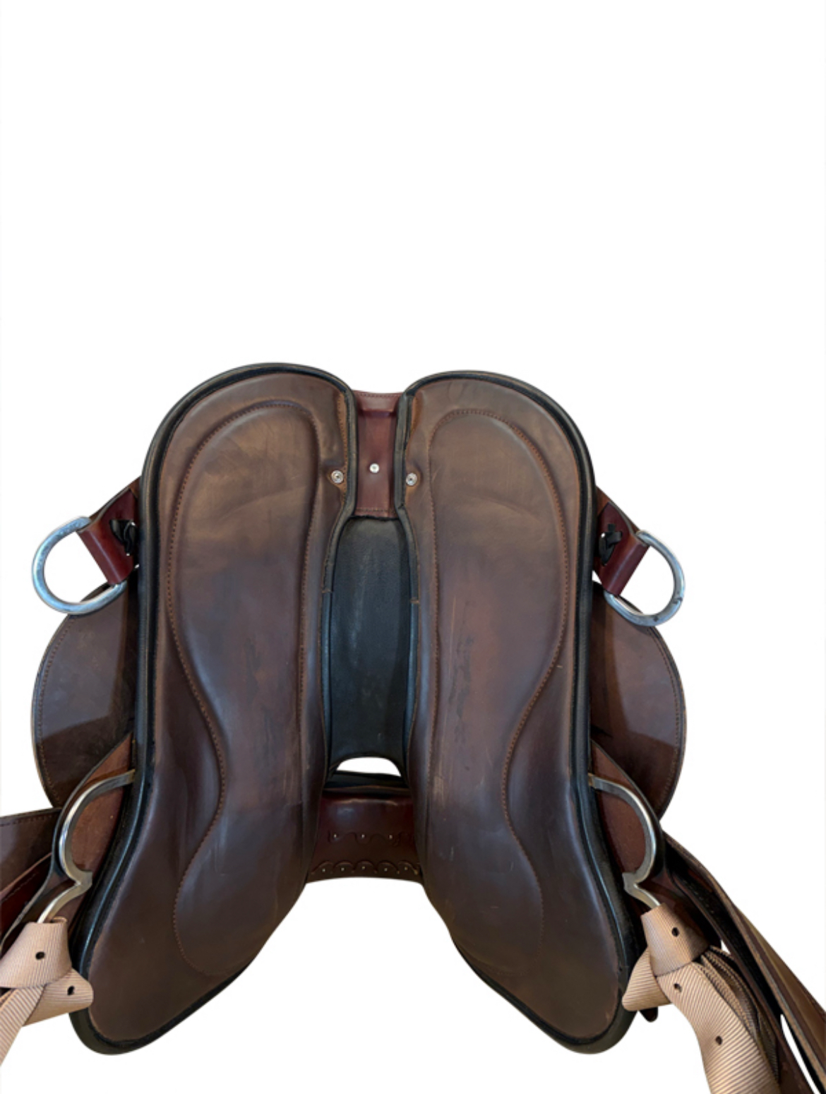 16 Inch Used Circle Y Blue Ridge Trail Saddle Wide Flex Tree 1751 - Image 2