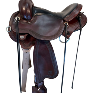 16 Inch Used Circle Y Blue Ridge Trail Saddle Wide Flex Tree 1751
