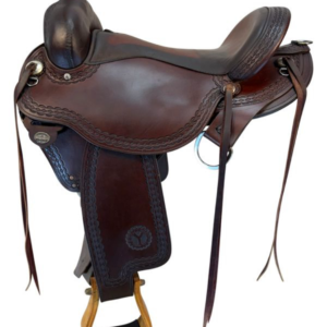 16 Inch Used Circle Y Flagstaff Trail Saddle Wide Flex Tree 1571