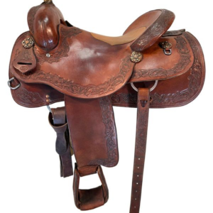 16 Inch Used Clint Mortenson Cutting Saddle Wide Tree