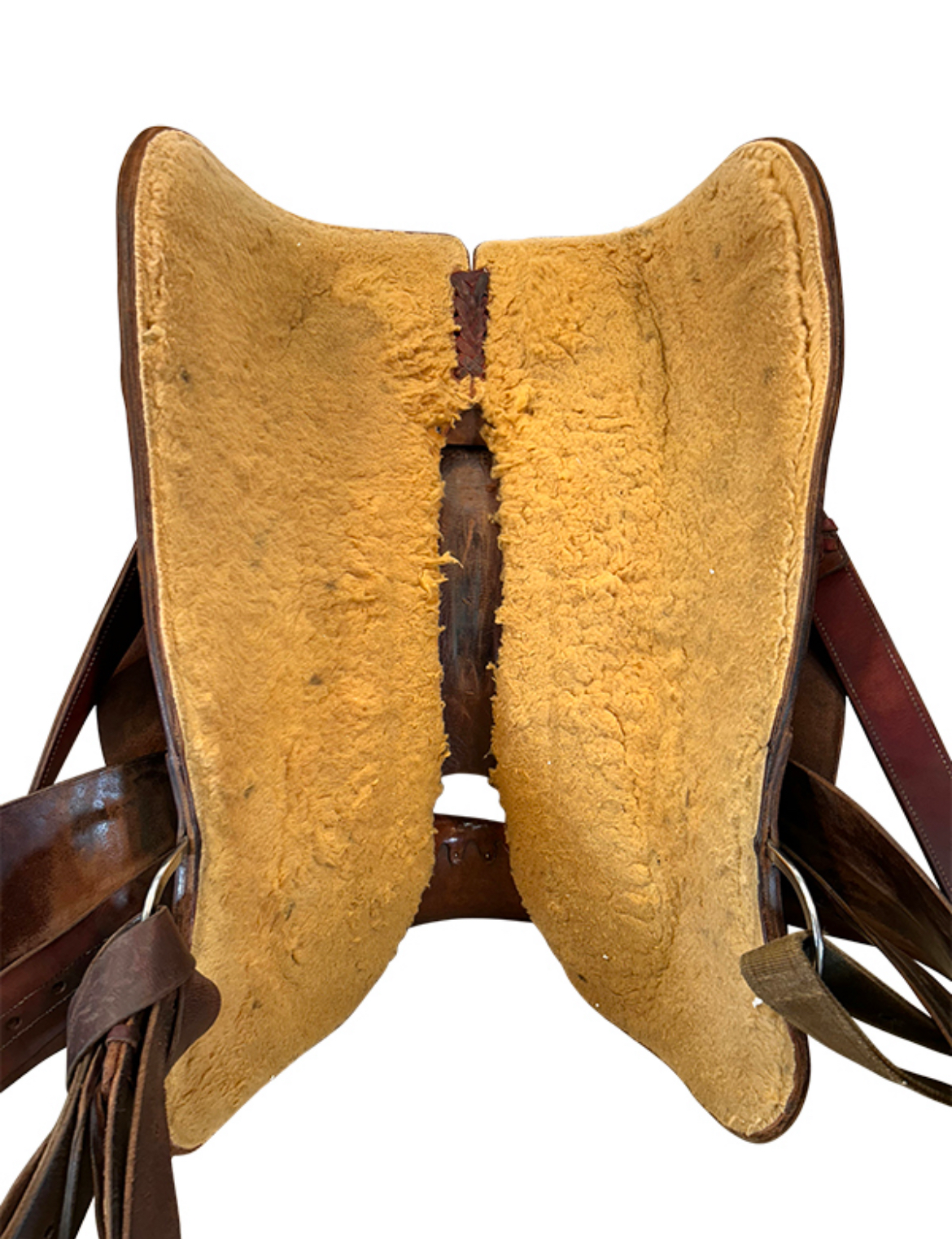 16 Inch Used Clint Mortenson Cutting Saddle Wide Tree - Image 5