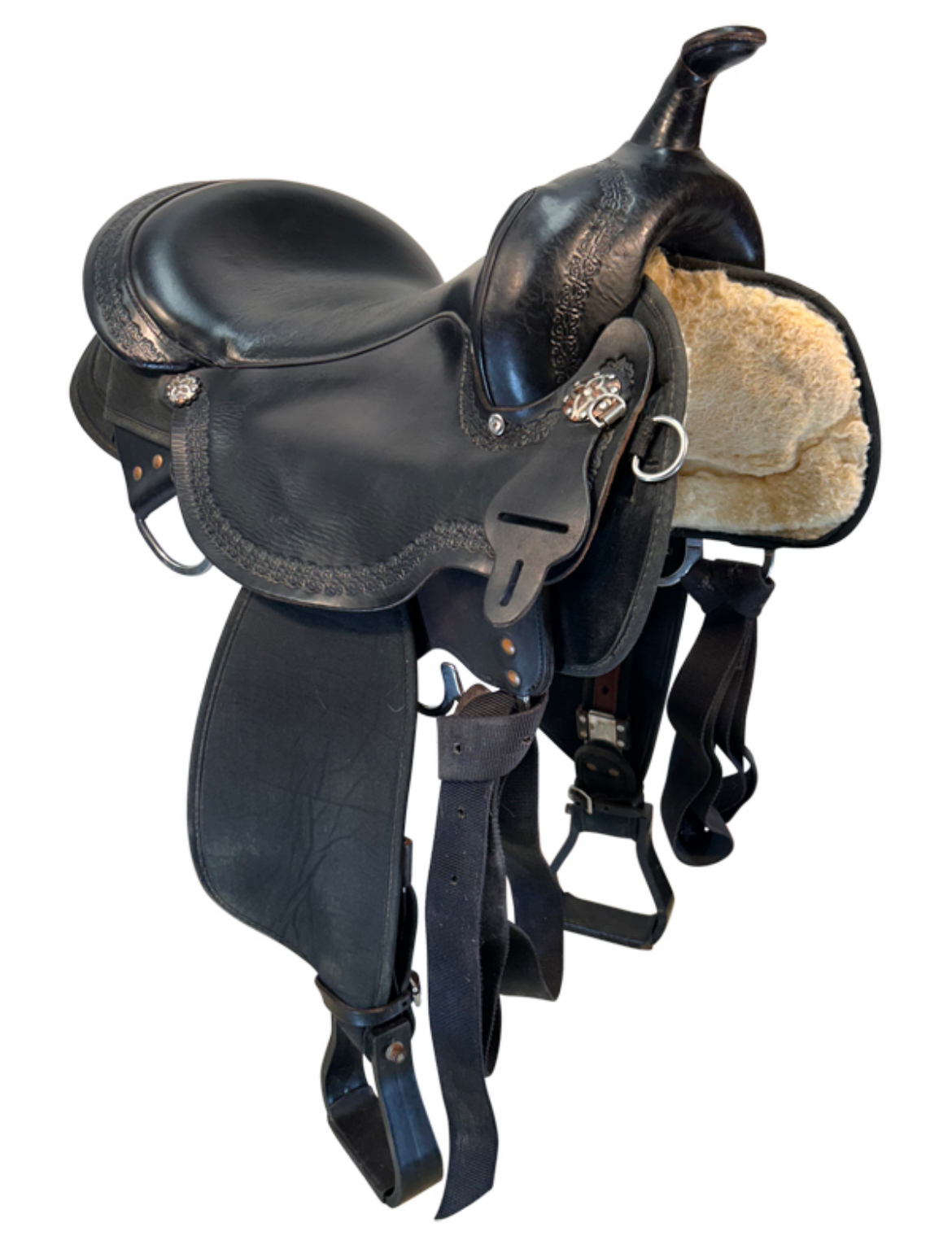 16 Inch Used High Horse Daisetta Trail Saddle 6914 - Image 4