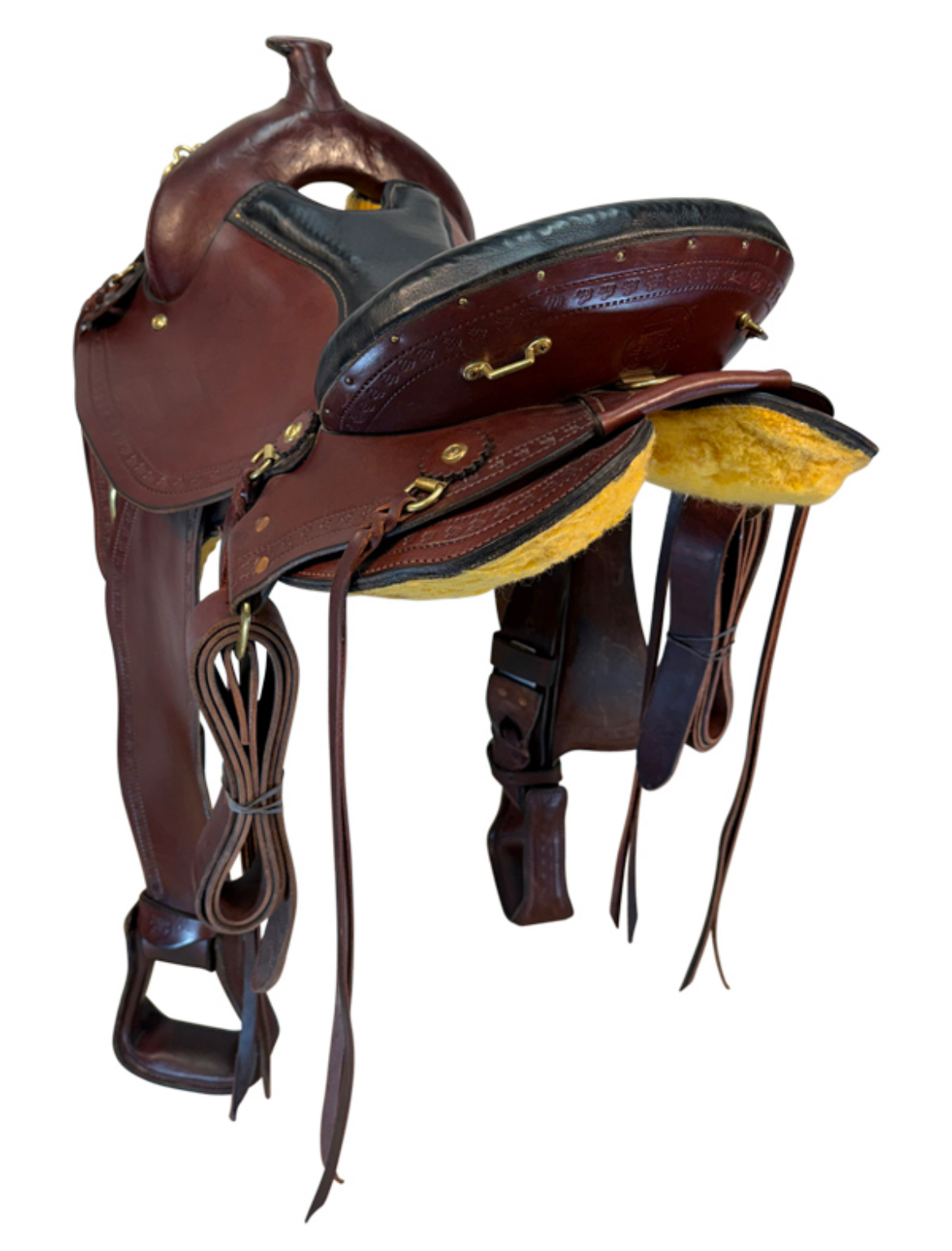 16 Inch Used Crates Trail Saddle Medium Tree 238-4 - Image 2