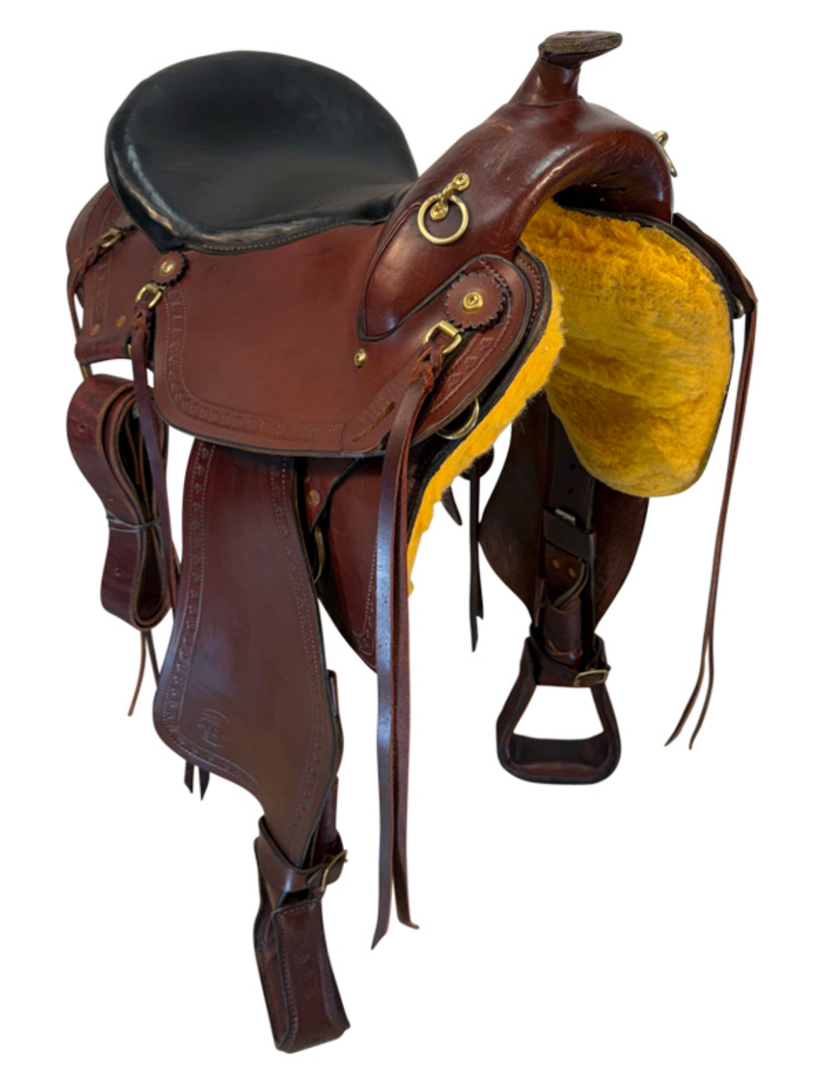16 Inch Used Crates Trail Saddle Medium Tree 238-4 - Image 4