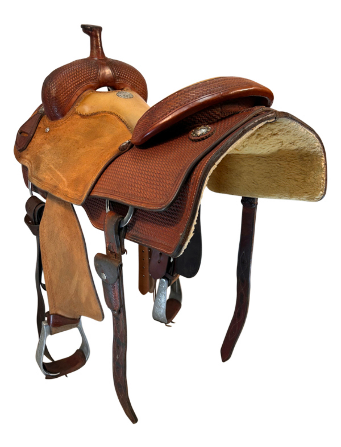 16 Inch Used Martin Cutting Saddle X Wide Tree - Image 2